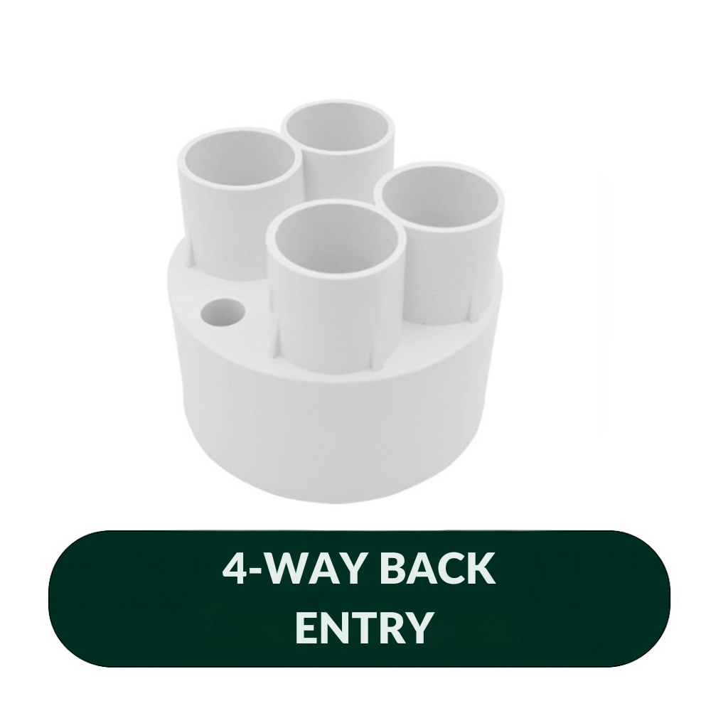 4-Way back entry 20mm